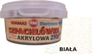 SBS-SIM KONMAS SZPACHLÓWKA AKRYLOWA BIAŁA 250G 1