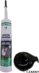 Den Braven USZCZELNIACZ KAUCZUK DEKARSKI CZARNY RUBBER-SEAL 280ml 1