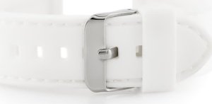 Pacific Pasek gumowy do zegarka U20 - biały 26mm 2