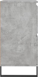 vidaXL Szafki, 3 szt., szarość betonu 7