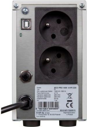 UPS Ever Eco PRO 1000 (W/EAVRTO-001K00/00) 3