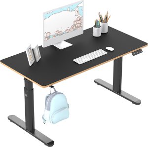 Ultradesk Biurko dla dzieci, elektycznie regulowany, 120X60 cm, 55-81 cm, PULSAR, czarny, ULTRADESK 2
