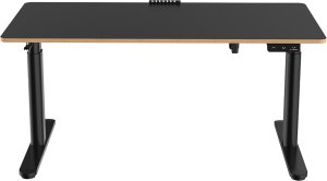 Ultradesk Biurko dla dzieci, elektycznie regulowany, 120X60 cm, 55-81 cm, PULSAR, czarny, ULTRADESK 3