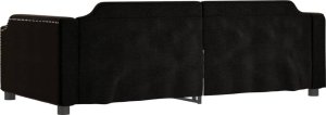vidaXL vidaXL Sofa z funkcją spania, czarna, 80x200 cm, obita tkaniną 5