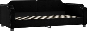 vidaXL vidaXL Sofa rozsuwana, czarna, 90x200 cm, tkanina 5