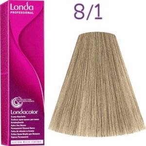 Londa Londa Professional, Londacolor, Permanent Hair Dye, 8/1 Medium Blond Ash, 60 ml For Women 1