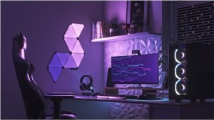 Nanoleaf Nanoleaf Shapes Triangles Starter Kit - panele świetlne (9 paneli świetlnych) (black) 4