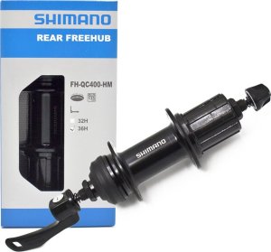 Shimano Piasta tylna Shimano Cues FH-QC400-HM, łożyska maszynowe, 8-11 rzędów, Center Lock, 135 mm, QR, 36H 1