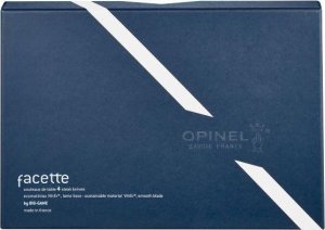 Opinel Table Knives Facette Set of 4 white 3