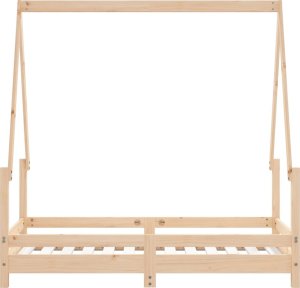 vidaXL vidaXL Rama łóżka dziecięcego, 70x140 cm, drewno sosnowe 5