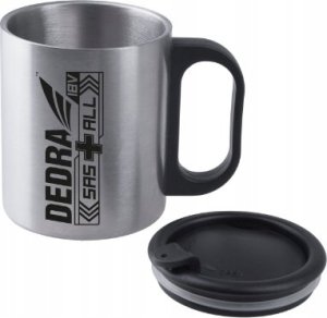 Dedra Kubek ze stali nierdzewnej z pokrywką 2