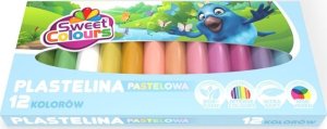 Teka Plastelina kwadratowa pastelowa 12 kolorów 4