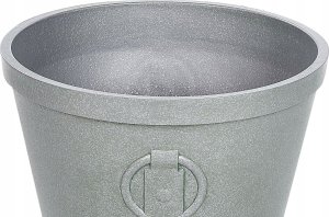 Beliani Doniczka ⌀ 41 cm szara VARI 4