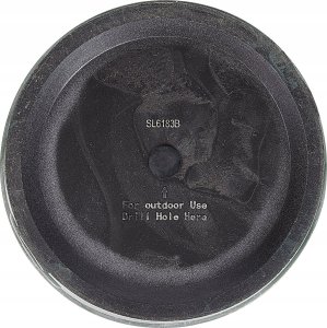 Beliani Doniczka ⌀ 41 cm szara VARI 6