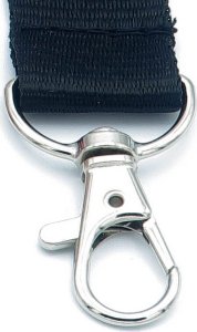 Stamal Smycz 20sztuk do identyfikatora 90cm karabińczyk czarna 4