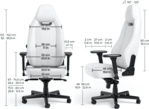 Fotel Noblechairs Legend Biały 12