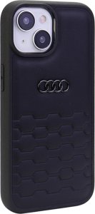 Audi GT Synthetic Leather iPhone 15 / 14 / 13 6.1" czarny/black hardcase AU-TPUPCIP15-GT/D2-BK 2