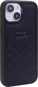 Audi GT Synthetic Leather iPhone 15 / 14 / 13 6.1" czarny/black hardcase AU-TPUPCIP15-GT/D2-BK 8