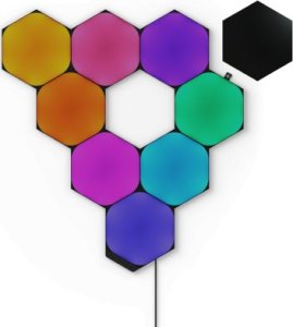 Kinkiet Nanoleaf Nanoleaf Shapes Hexagons Starter Kit - panele świetlne (9 paneli, 1 kontroler) (black) 1