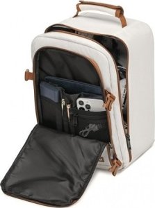 Plecak turystyczny Kono Mały Biały Plecak Ryanair WizzAir 40x20x25 20L Expander 6