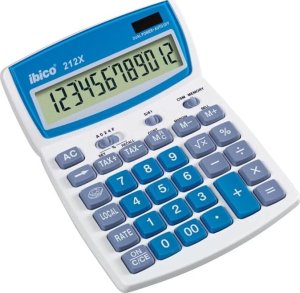 Kalkulator Rexel Rexel Ibico 212X Desktop Calculator White/Blue, 144 mm, 212 mm, 212 mm 1