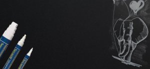 Securit Chalkmarker biały 1-2mm 7stk/pak (7 stk.) 10