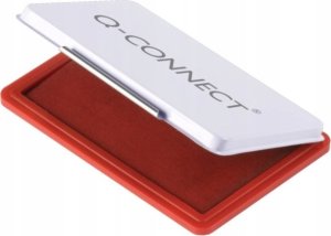 Q-Connect Poduszka do stempli Q-CONNECT, z tuszem, 110x70mm, metalowa, czerwona 2