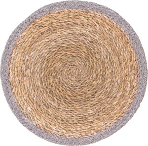 Direct Home and Garden Podkładka na stół Wicker Szara 40 cm 1