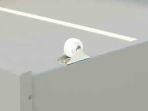 Beliani Zestaw 2 szuflad pod łóżko szary RUMILLY 7