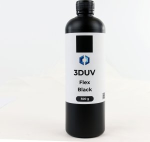 3DUV Żywica 3DUV Flex Black 0,5 kg 1