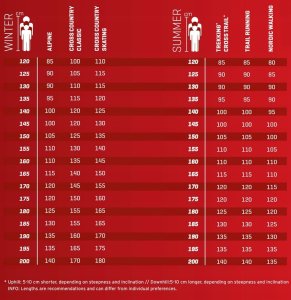 Leki LEKI KIJE 3D AIRFOIL black/red 130 7