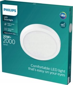 Lampa sufitowa Philips MAGNEOS SF DL252 RD 284 20W 27K WH 06 4