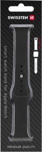 Swissten Silicone band for apple watch 42-44 mm black 2