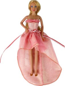 Teka Lalka + akcesoria różowa 2