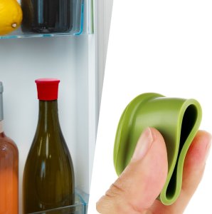 Heckermann Zestaw 3X Zatyczka Silikonowa Korek Do Butelek Czerwona 2