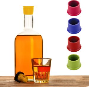 Heckermann Zestaw 3X Zatyczka Silikonowa Korek Do Butelek Czerwona 6