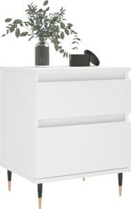vidaXL Szafka nocna, biała, 40x35x50 cm 4