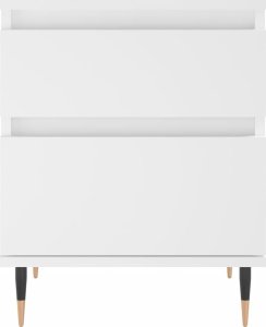 vidaXL Szafka nocna, biała, 40x35x50 cm 5