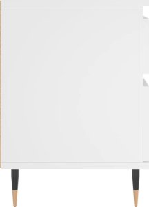 vidaXL Szafka nocna, biała, 40x35x50 cm 7