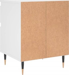 vidaXL Szafka nocna, biała, 40x35x50 cm 8