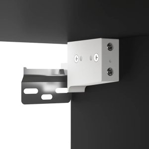 vidaXL vidaXL Szafka z lustrem i oświetleniem LED, czarna, 76x15x55 cm 10