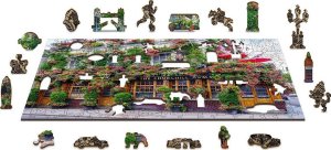 WOODEN CITY Drewniane Puzzle z figurkami  Londyński pub rozm. L, 300 elementów 1