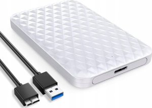 Kieszeń Orico Orico Obudowa na dysk SATA 2,5" USB 5Gbps biała 1