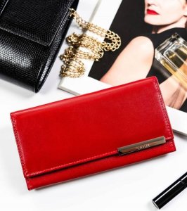 4U Cavaldi Skórzany portfel damski na zatrzask - 4U Cavaldi NoSize 2