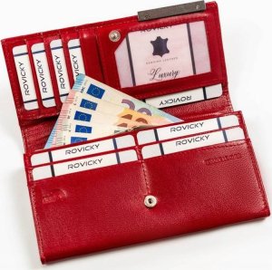 4U Cavaldi Skórzany portfel damski na zatrzask - 4U Cavaldi NoSize 5