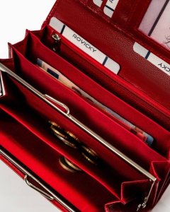 4U Cavaldi Skórzany portfel damski na zatrzask - 4U Cavaldi NoSize 9