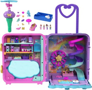 Mattel Polly Pocket. Zestaw Walizka wakacyjny kuror HKV43 10
