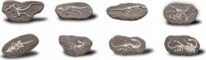 Figurka Teka Duża figurka dinozaura - wykopalisko kamień MIX 5
