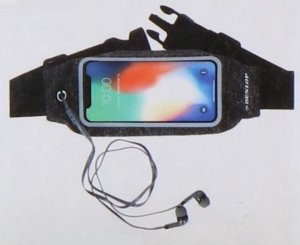 Dunlop SPORTOWA WODOSZCZELNA SASZETKA NERKA DO BIEGANIA OKIENKO NA TELEFON DUNLOP NIEBIESKA 2