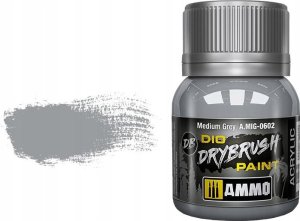 Vallejo Ammo: DIO Drybrush - Medium Grey 1